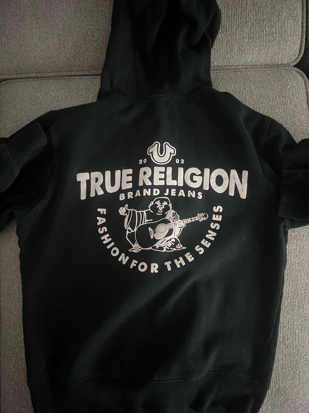 Vintage True Religion zip up sweater